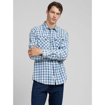 Replay Overhemd Lange Mouw  M4151.52822-010 INDIGO