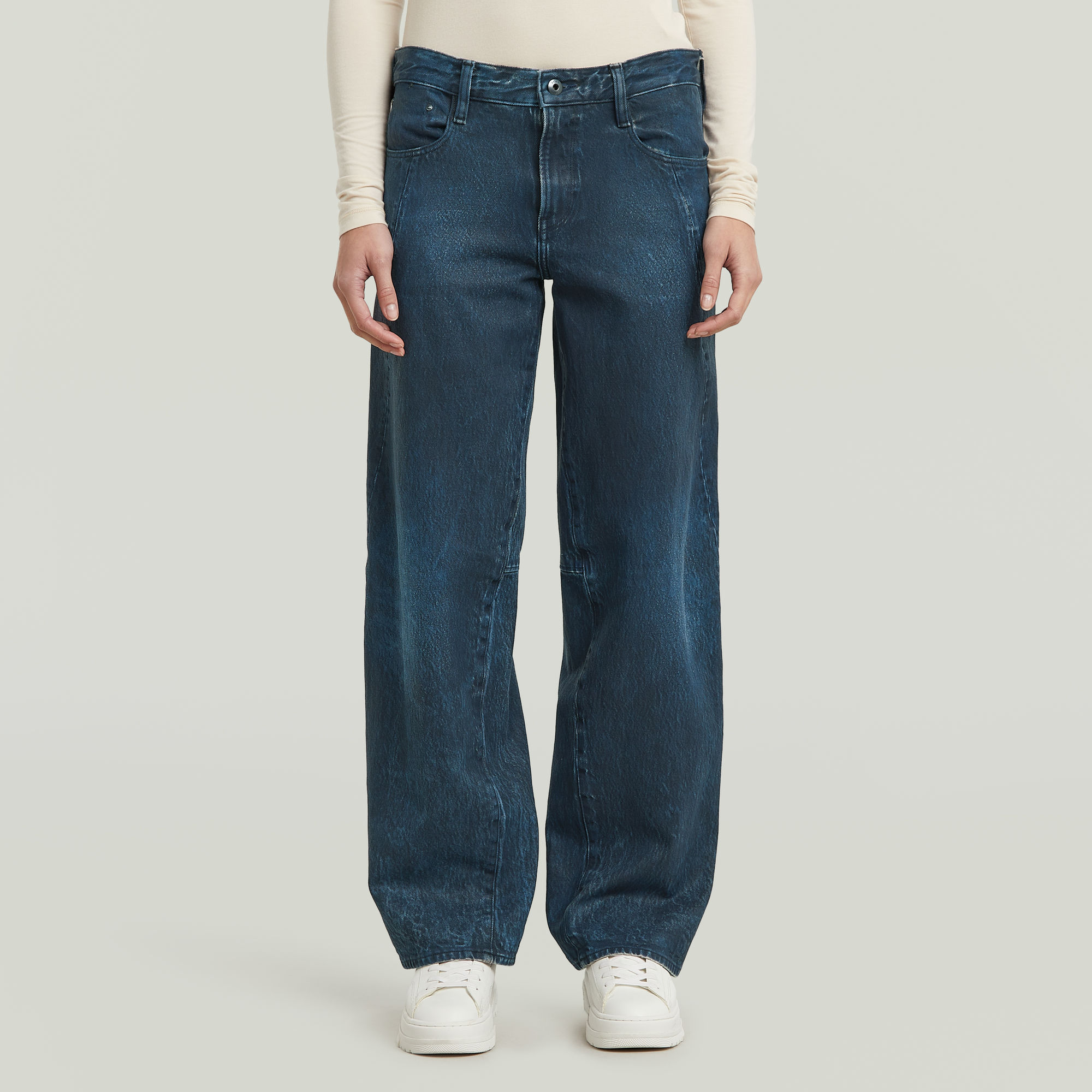 G-Star RAW Contor Loose Jeans - Donkerblauw - Dames