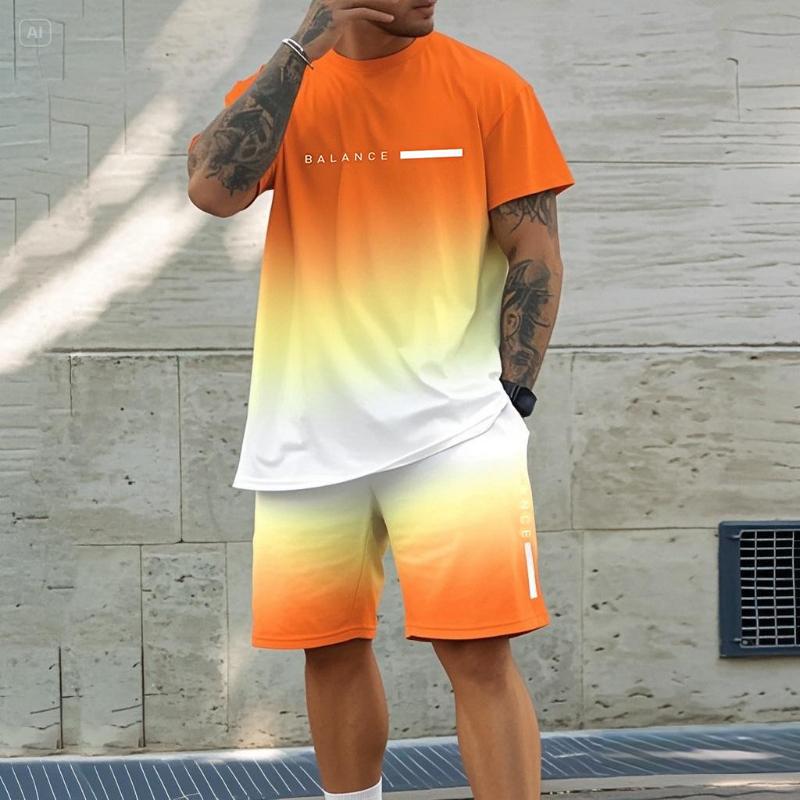 Xuhaijian02 Trendy Zomer Casual Ook Geschikt Voor Sport Shorts Korte Mouwen 2024 Nieuwe Heren S Oversized Losse Snel Drogende Zomerpak M