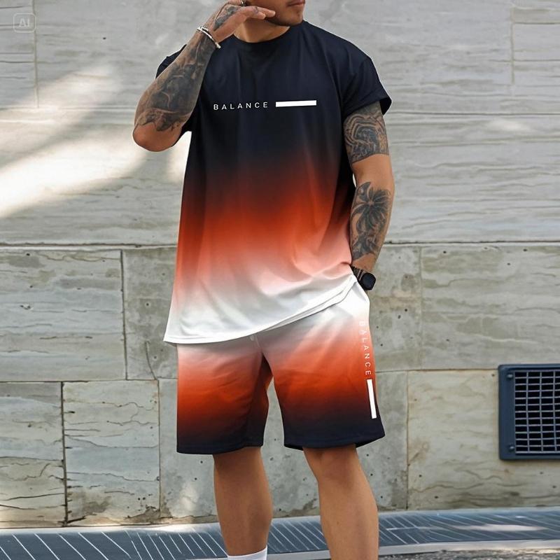 Xuhaijian02 Trendy Zomer Casual Ook Geschikt Voor Sport Shorts Korte Mouwen 2024 Nieuwe Heren S Oversized Losse Snel Drogende Zomerpak L