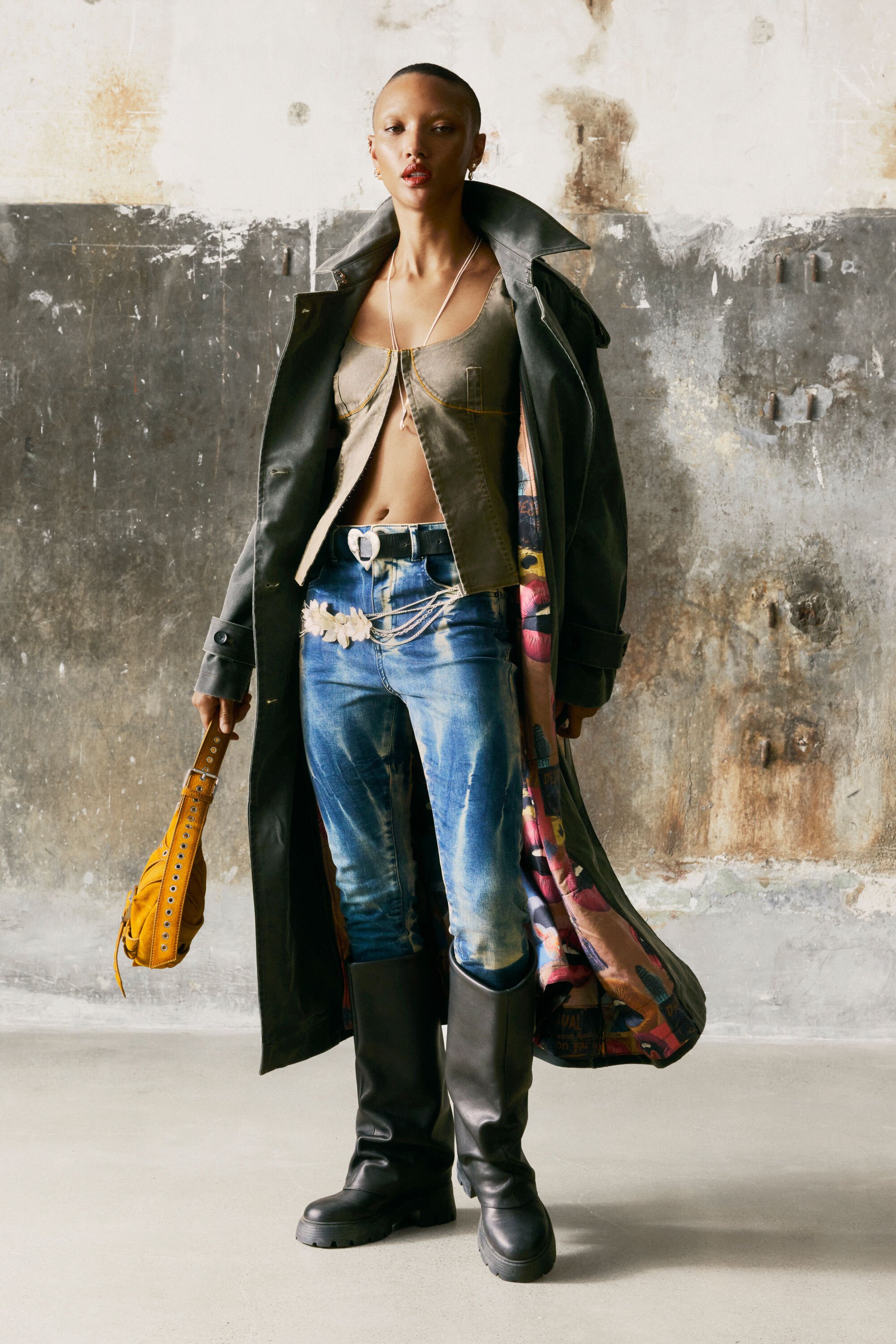 Desigual Nauwsluitende top met bandjes - GREEN