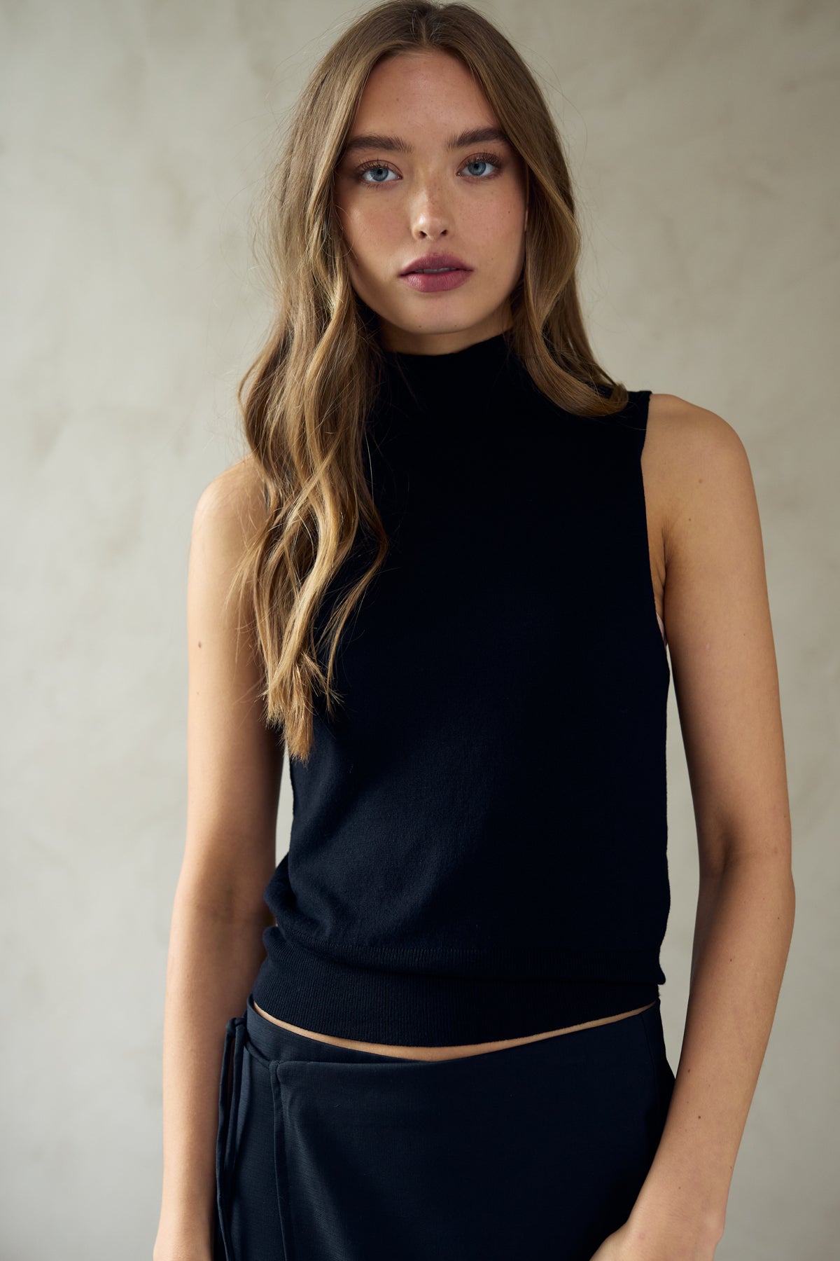 Noella Keshia Knit Top Black