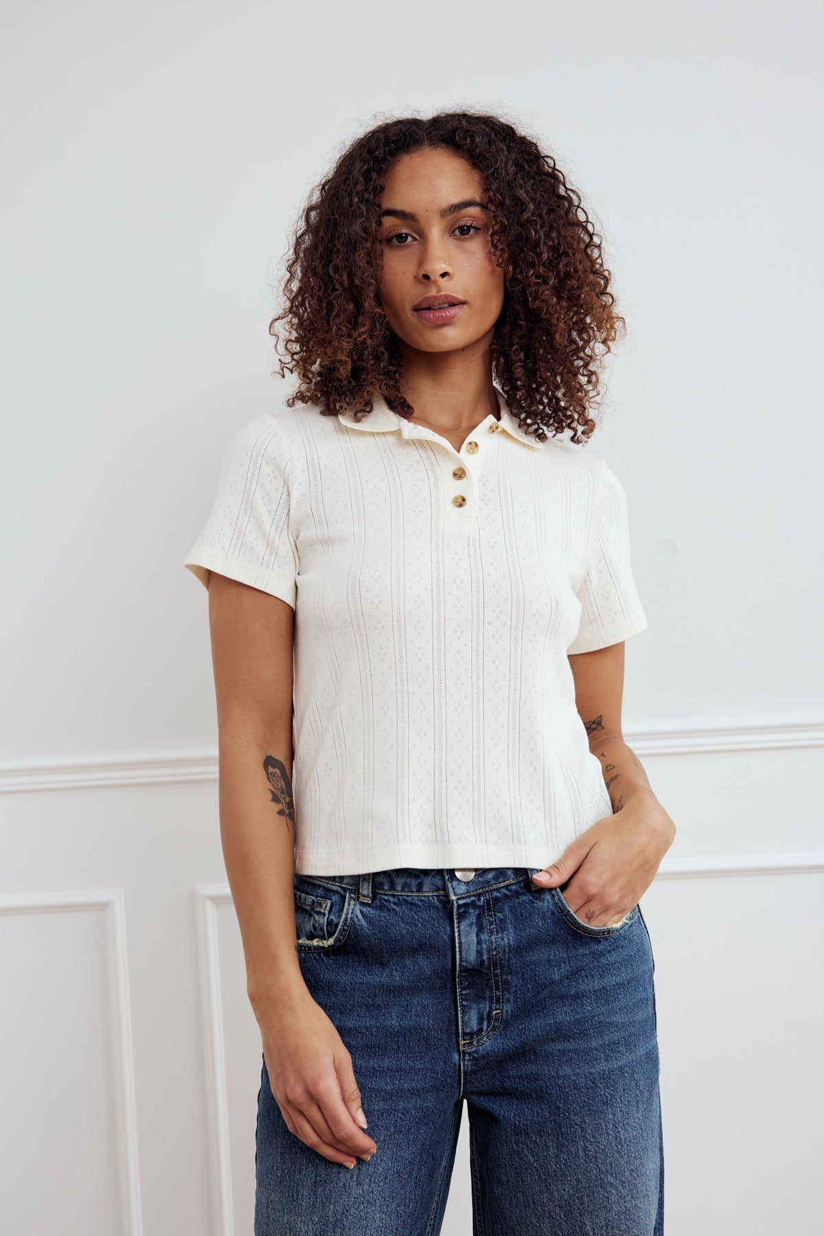 Noella Lenni Top Ivory