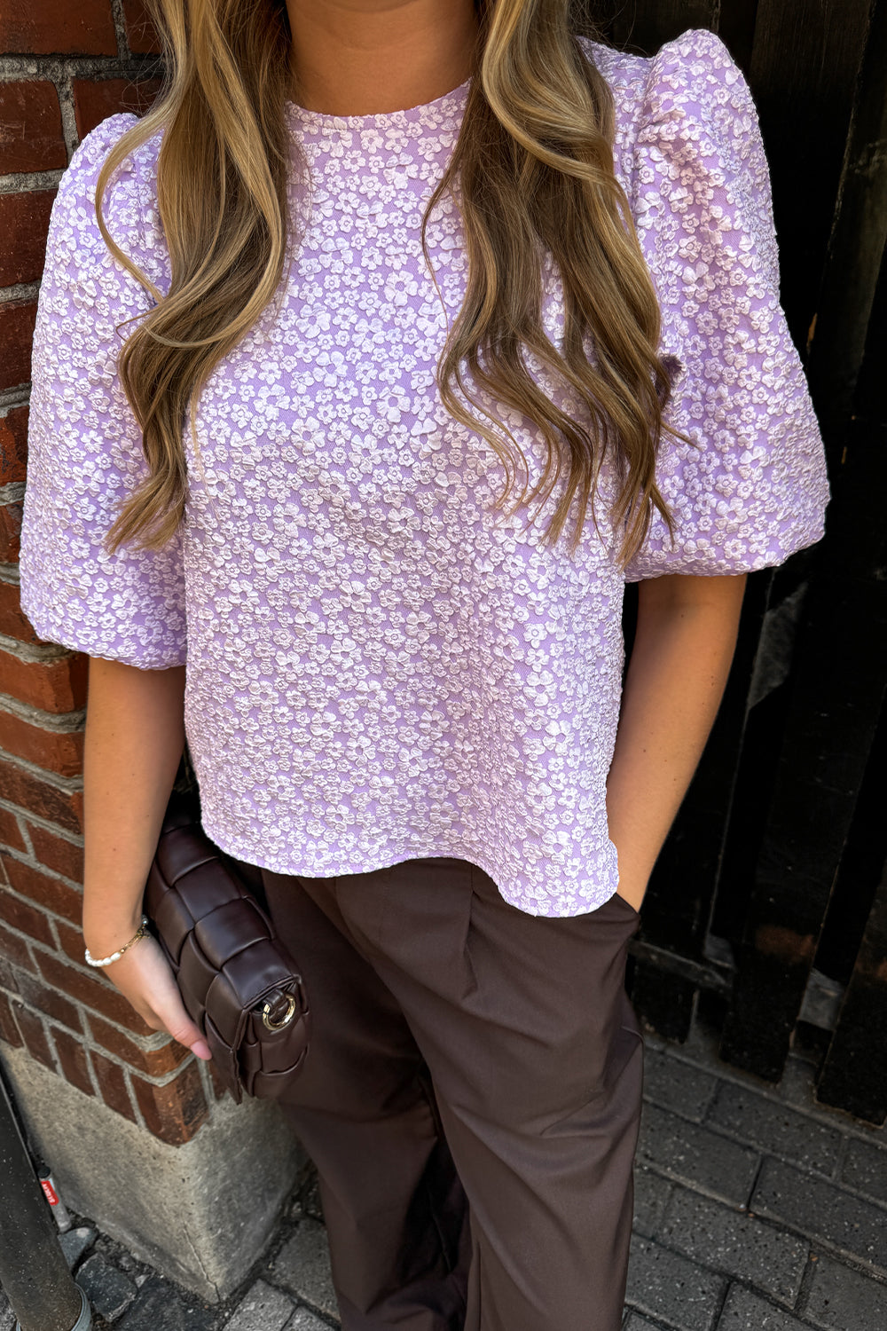 Noella Shelly Blouse Lilac