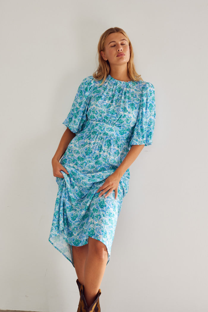 Noella Ruth Dress Cindy Blue Print