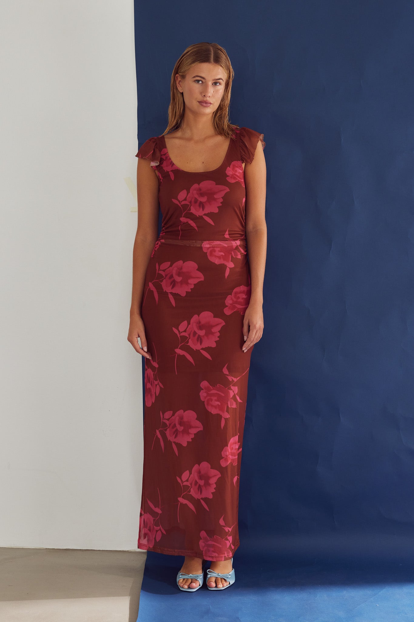 Noella Lauryn Dress Cassie Brown Print