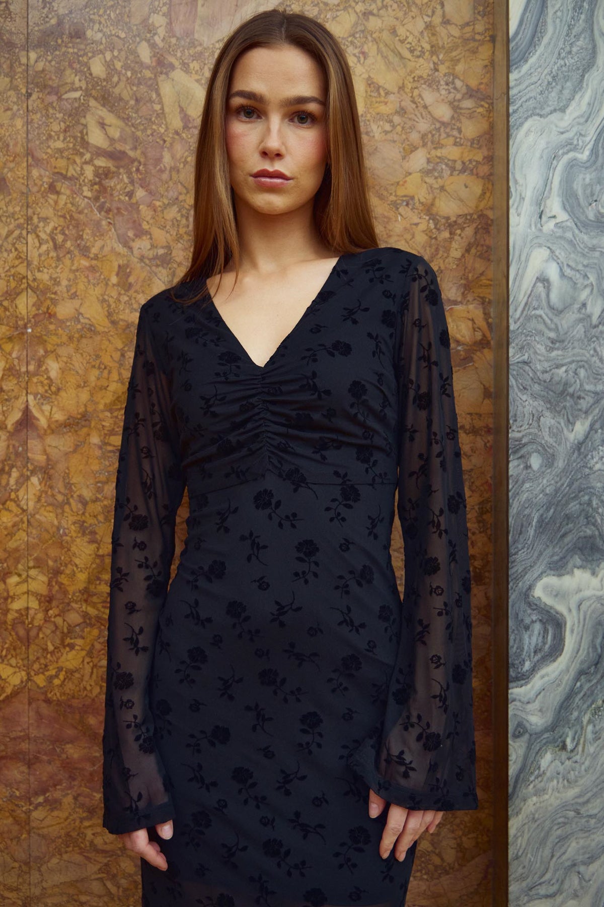 Noella Kameyella Dress Clarity Black Print