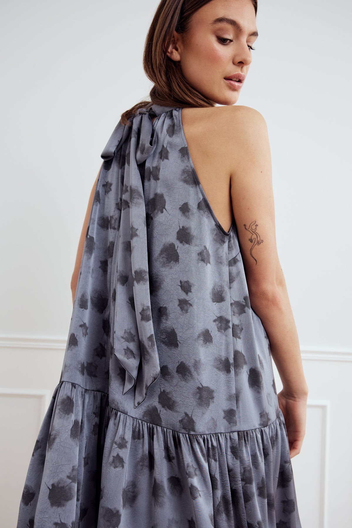 Noella London Dress Cosette Blue Print