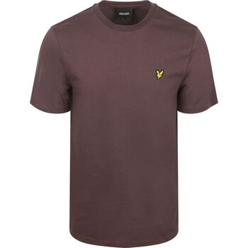 Lyle And Scott T-shirt Korte Mouw  T-shirt Espresso