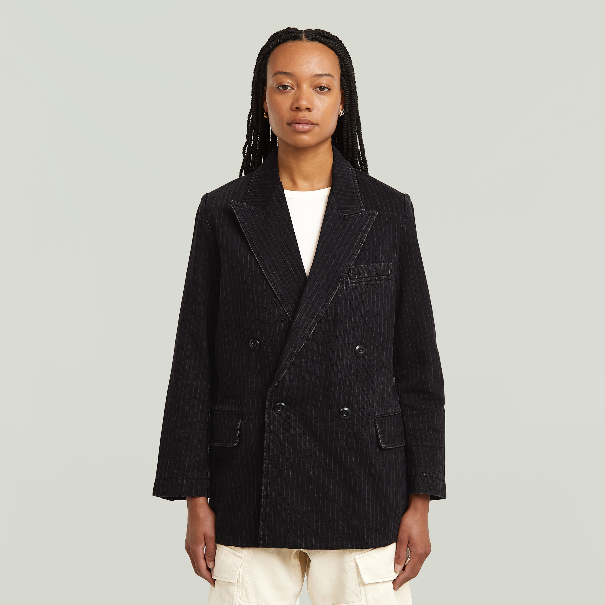 G-Star RAW Double Breasted Blazer - Grijs - Dames