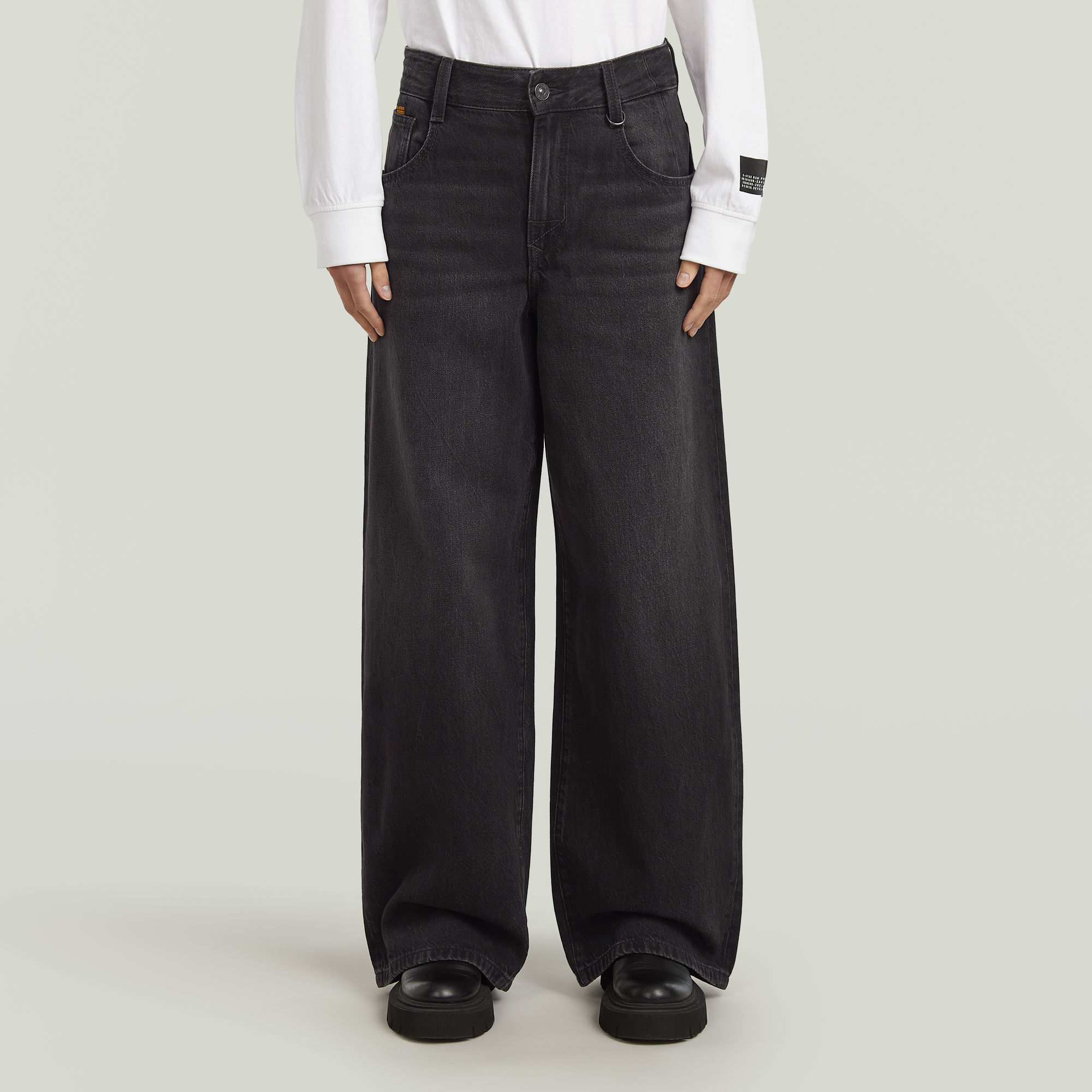 G-Star RAW Skater High Loose Jeans - Grijs - Dames