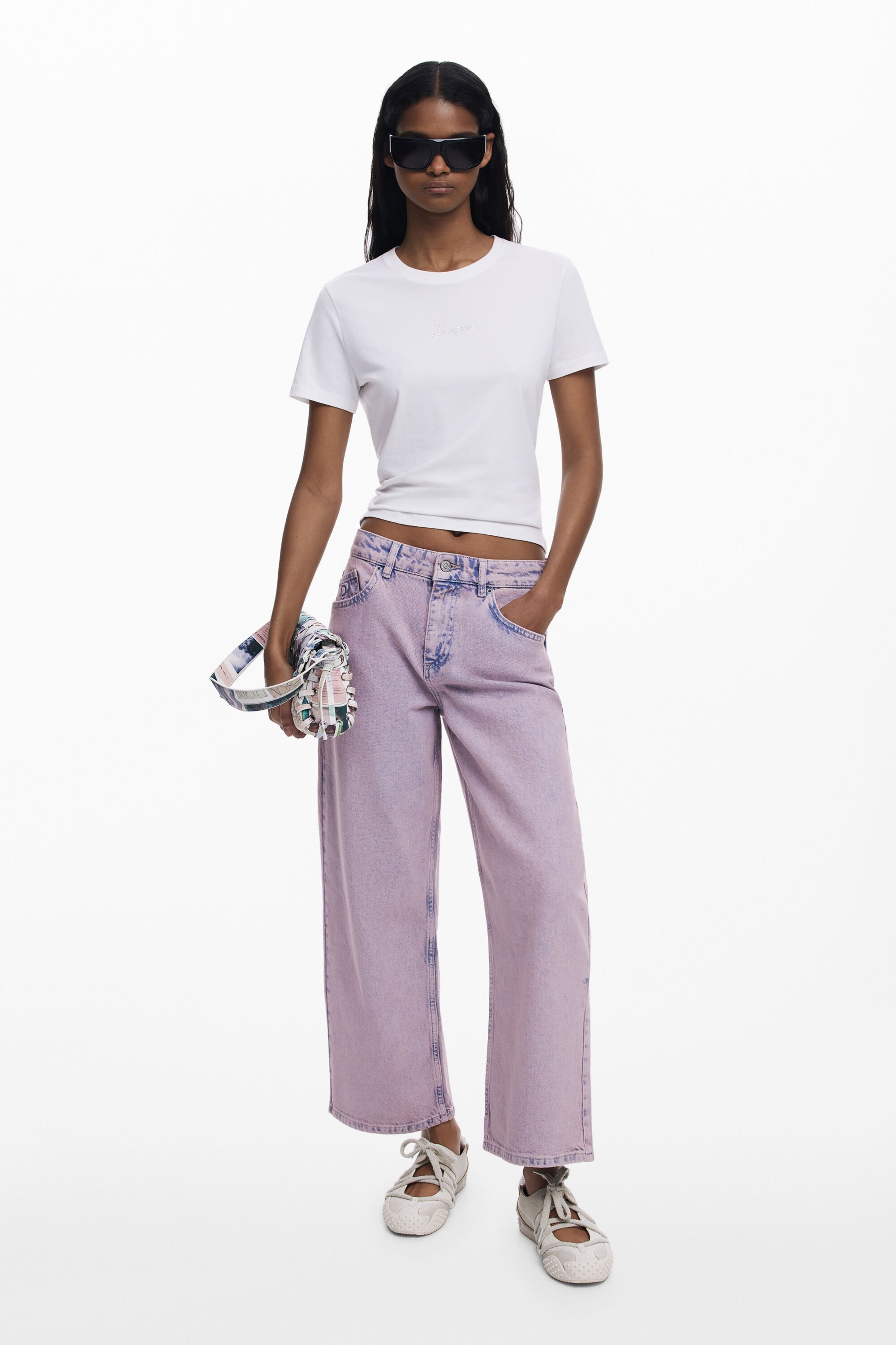 Desigual Culotte jeans - RED