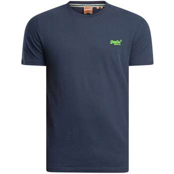 Superdry T-shirt Korte Mouw  Essentieel EMB-T-shirt met logo