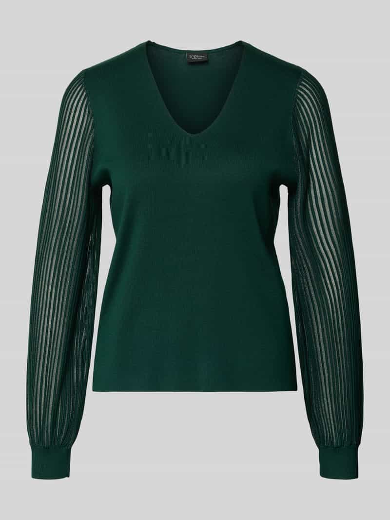 S.Oliver BLACK LABEL Gebreide trui met v-hals
