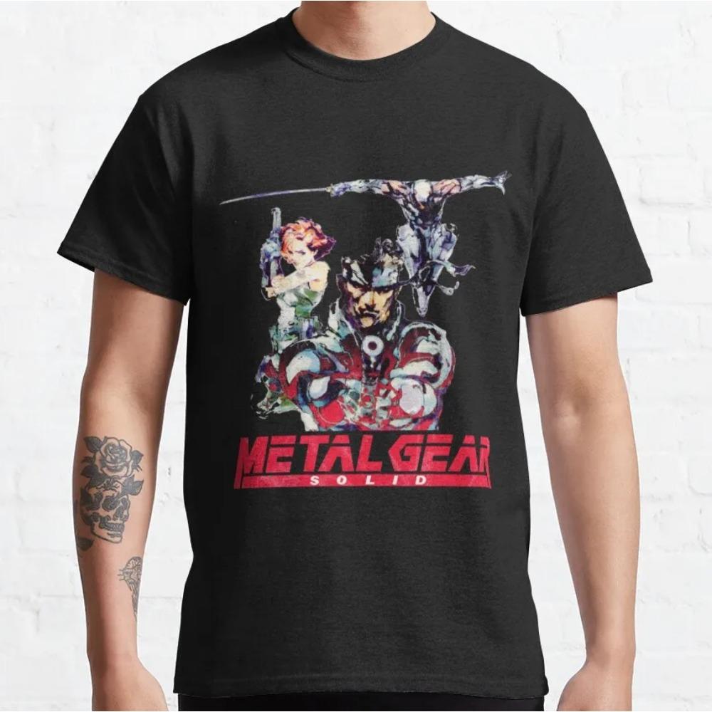 Comfortable season Heren Metal Gear Kojima Productions T-shirts MGS Hideo Kojima T-shirt Death Stranding Katoenen Tops Korte Mouw T-shirts Bedrukt L