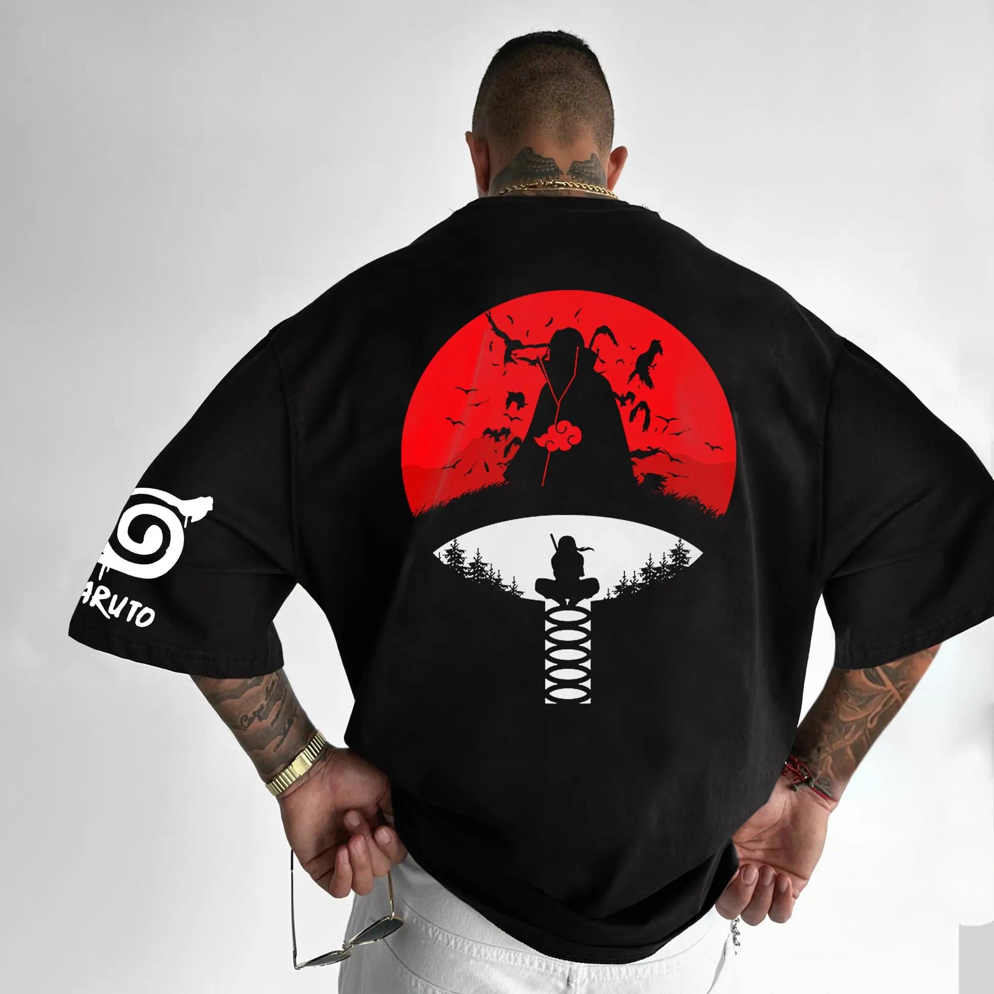 Kukebang Naruto Anime Perifeer Heren 3D Print T-shirt Korte Mouw Ademend Goed Comfortabel Mode Casual Top 5XL