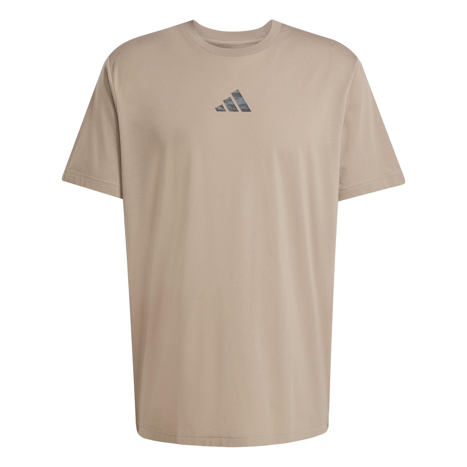 Adidas Performance T-shirt M CAMO G T Trainingsshirt met CLIMACOOL, losse pasvorm, rugprint