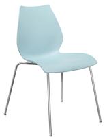 Kartell Maui Stoel Licht Blauw