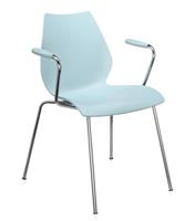 Kartell Maui Armstoel Licht Blauw