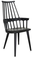 Kartell Comback Chair Houten Poot Zwart