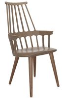 Kartell Comback Chair Houten Poten Bruin