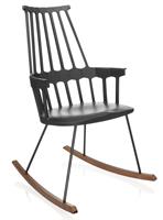 Kartell Comback Chair Schommelstoel Zwart