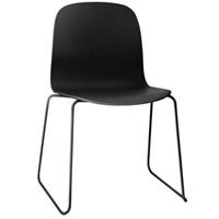 Muuto Visu Chair Sledebasis Zwart