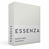 Essenzahome Satin hoeslaken - 1-persoons (90x200 cm) - Silver