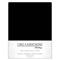 Dreamhouse Bedding Hoeslaken Katoen Zwart -90 x 200 cm