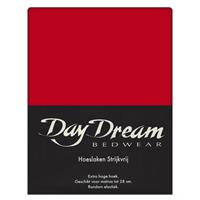 DAY Dream Hoeslaken Katoen Rood-90 x 200 cm