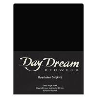 DAY Dream Hoeslaken Katoen Zwart-90 x 200 cm