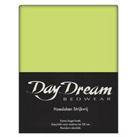 DAY Dream Hoeslaken Katoen Lime Groen-90 x 220 cm