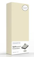 romanette Double Jersey Splittopper Hoeslaken  Beige-160 x 200/210/220 cm