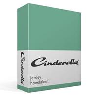 Cinderella jersey hoeslaken - 2-persoons (140x200 cm) - Mineral