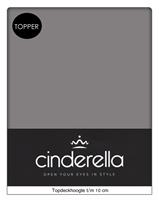 Cinderella Topdeck Hoeslaken Antraciet-90 x 220 cm