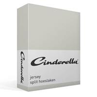 Cinderella Jersey Splithoeslaken Light Grey-140 x 210 cm