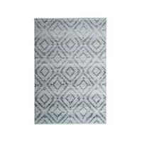 Leen Bakker Vloerkleed Florence blokken - grijs - 160x230 cm