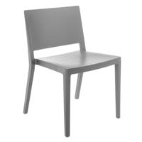 Kartell Lizz Mat Stoel Grijs