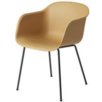 Muuto Fiber Chair Stalen Poot Naturel