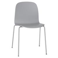 Muuto Visu Chair Stalen Poten Grijs