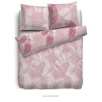 HnL Living dekbedovertrek Mercer - roze - 140x220 cm