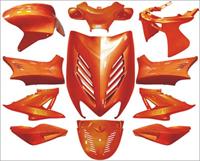 DMP Plaatwerkset special aerox amber metallic ( Oranje ) 11-delig