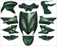 DMP Plaatwerkset special Aerox groen jaguar  11-delig