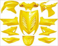 Nitro Plaatwerkset special geel DMP 11-delig yamaha aerox mbk 