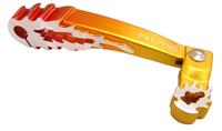 Kickstartpedaal model vlam Minarelli Horizontaal + verticaal oranje aluminium DMP