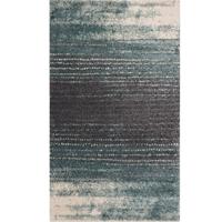 vloerkleed Modern Teal blue-dark grey 160x230cm