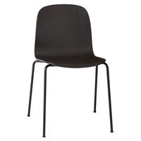 Muuto Visu Chair Stalen Poten Zwart