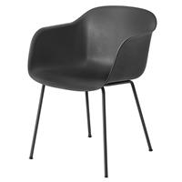 Muuto Fiber Chair Stoel, stalen poten