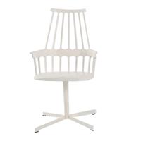 Kartell Comback Chair Draaibaar Wit