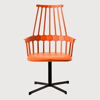 Kartell Comback Chair Draaibaar Rood